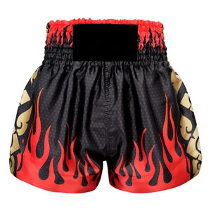 Pantalones Cortos de Boxeo MMA con Diseño Personalizado de Alta Calidad, Logotipo Impreso, 100% Poliéster, Impresión Digital, Colores Degradados, Elásticos y Transpirables - Product Image 5