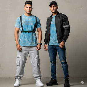 T-shirts Streetwear Délavés à l'Acide, Plusieurs Tailles, Matière de Qualité Supérieure, Couleurs Unies, Collection Vêtements d'Été, T-shirts Oversize - Product Image 4