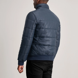 <b>Top</b> Quality Material Wholesale Price Full Zip Up Men <b>Leather</b> Jacket Hot Selling Custom Logo And Design In Best Price For Sale - Product Image 3