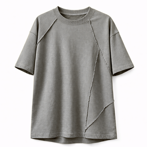 เสื้อยืดโอเวอร์ไซส์พรีเมียมเนื้อหนัก 220 GSM ผ้าฝ้ายผสมสแปนเด็กซ์ แบรนด์ส่วนตัว - Product Image 5