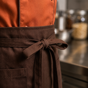 Ensemble d'uniformes de chef professionnels unisexes en polyester et coton respirant anti-boulochage pour la cuisine - Product Image 6