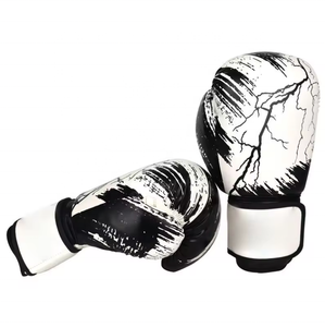 Guantes de Boxeo de Cuero de Primera Calidad, Cómodos y Transpirables, con Cierre de Velcro, para Entrenamiento de Adultos Unisex - Product Image 1