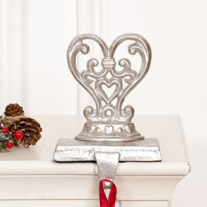 Hot Sale Wood Base Aluminium Top Christmas <b>Stocking</b> <b>Holder</b> For Hanging Decorative Use Xmas <b>Stocking</b> <b>Holder</b> With Silver Tree Top - Product Image 4