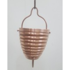 Chaîne de pluie en cuivre suspendue pour seau, décoration de jardin extérieur, style simple - Product Image 6