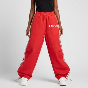 Pantalon de survêtement pour femme à prix bas, coupe classique, avec empiècements en dentelle sur les côtés, style streetwear, vêtements d'hiver, style hip-hop, pantalon de survêtement léger pour femme - Product Image 1