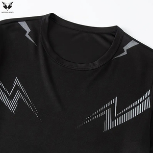 Men's <b>Short</b> Sleeve <b>Shorts</b> Outdoor Fitness Breathable Quick-Dry Loose Running Outfit Set Compression T-Shirt And <b>Shorts</b> Set - Product Image 4