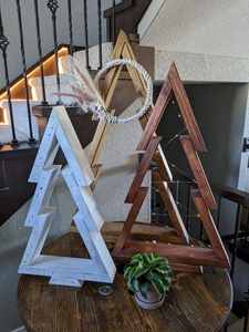Décoration de Noël Écologique Faite à la Main : Arbre Ornemental en Bois de Cerisier – Un Cadeau Idéal pour Toutes les Saisons - Product Image 6