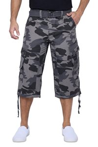 Pantaloncini Cargo Mimetici <span class=keywords><strong>da</strong></span> Uomo a Vita Media, Asciugatura Rapida, in Tessuto Oxford con Tasche, <span class=keywords><strong>Bermuda</strong></span> Casual - Product Image 6