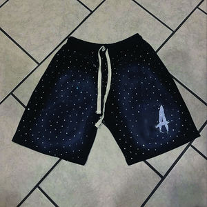 Vêtements courts personnalisés lourds pour hommes imprimés été 2 pièces ensembles Boxy 100% coton t-shirt et short ensembles pour hommes - Product Image 5