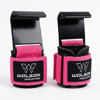 Support de poignet élastique premium avec crochet de puissance – Protection professionnelle en néoprène pour la musculation et l'exercice en salle de sport – Léger