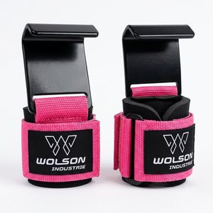 Soporte de Muñeca Elástico Premium con Gancho, Protección Profesional, Material de Neopreno para Levantamiento de Pesas, Ejercicio en Gimnasio, Ligero - Product Image 1