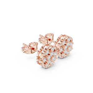 S925 Sterling <b>Silver</b> Stock <b>Earrings</b> Luxury VVS Moissanite Lab Grown Diamond Women Stud <b>Earrings</b> - Product Image 2