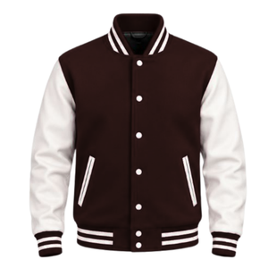 Chaqueta Universitaria de Moda para Hombre, Chaqueta de Béisbol de Manga Larga con Puños Acanalados, Cierre de Botones a Presión y Comodidad - Product Image 1