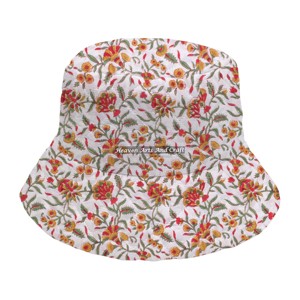 Vente d'usine – Nouveaux chapeaux bob matelassés personnalisés à imprimé intégral, avec logo sur mesure, pour hommes et femmes, haute qualité - Product Image 6