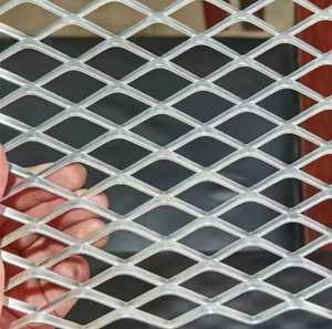 Galvanized Partition Expanded Mesh Galvanized Room <b>Divider</b> Mesh Galvanized Architectural Screen Panel Galvanized Building Envelo - Product Image 1