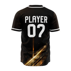เสื้อเบสบอลผู้ชายสั่งทำพิเศษ แบบติดกระดุมเต็มตัว ลายพิมพ์แบบซับลิเมชั่น ชุดทีม ระบายอากาศ แห้งเร็ว ชุดกีฬา ผลิตโดยผู้ผลิตเสื้อผ้ากีฬา - Product Image 6