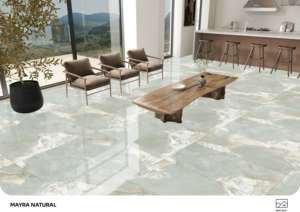 Carreaux de porcelaine ultra brillants de qualité supérieure, format 600x1200, grand format, pour sols et murs, usage résidentiel et commercial de luxe - Product Image 4