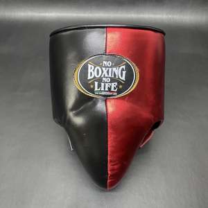 ชุดนวมชกมวยคุณภาพสูงรุ่นใหม่ No Boxing No Life หนังแท้ บุหลายชั้น พร้อมเชือกผูกข้อมือและที่จับมือ - Product Image 4