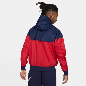 Veste coupe-vent pour homme de marque personnalisée, veste d'hiver imperméable en tissu écologique, veste coupe-vent légère à capuche - Product Image 2