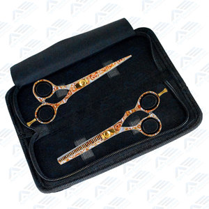 Estuche Profesional con Set de Tijeras de Peluquería, Instrumentos de Belleza, Tijeras para Cortar Cabello de 6 Pulgadas y Tijeras de Entresacar - Product Image 1