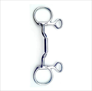 Mors de cheval en acier inoxydable taille 4 1/2 avec perles vertes et oranges – Équipement d'équitation - Product Image 5