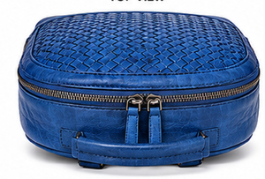 Gravs Premium Luxury Woven Leather Durable Eco-Friendly 24L <b>Backpack</b> Women Men Vintage Travel Laptop Fashion Casual Daypack - Product Image 4