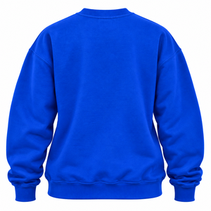Sudadera de Cuello Redondo Azul Rey Sigma Gamma Rho con Letras Amarillas en Marco Cuadrado, Diseño de Manga Larga, Ropa de Hermandad Griega - Product Image 4