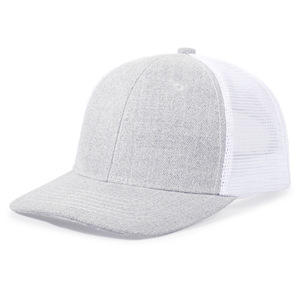 Customizable 6-Panel Mesh Adjustable Snapback Canvas Trucker <b>Hats</b> Button Casual Unisex Fashionable Outdoor Common Four Seasons - Product Image 3