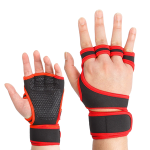 <b>Half</b> Finger Fitness Gloves Neoprene Breathable Non <b>Slip</b> Adjustable Wrist Strap Gym Weight Lifting Unisex - Product Image 4