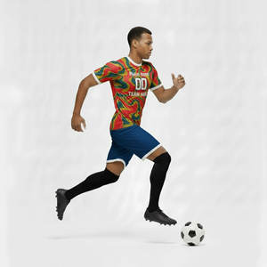 ชุดยูนิฟอร์มฟุตบอลแบบซับลิเมชั่นพร้อมระบบตัดเย็บอัตโนมัติ ระบายอากาศได้ดี แห้งเร็ว พร้อมชื่อทีม ชุดเต็มสำหรับฤดูหนาว กำลังเป็นที่นิยมในกลุ่มเสื้อผ้ากีฬา - Product Image 2