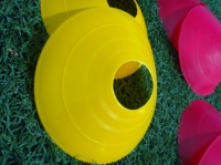 Juego de 4 Conos de Entrenamiento Ligeros de Material PE Resistente para Fútbol, Accesorios Deportivos Waising