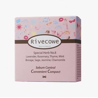 [J International] Fond de Teint Compact Contrôle Sébum 8g Fini Mat Rivecowe CC Maquillage Visage pour Retouches