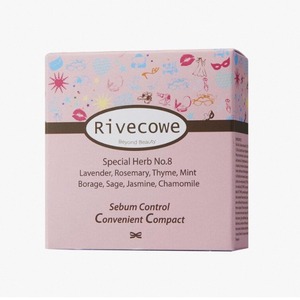 [J International] Oil Control Foundation <b>Compact</b> 8g Matte Finish Rivecowe CC Face <b>Makeup</b> for Touch Up - Product Image 2