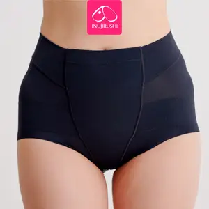 Inujirushi Low Waist Seamless Abdomen Hip Lifting Body Shaping Safety Under Pants Nude Beige Color Women Postpartum Panties