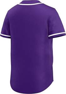 Camiseta de béisbol a rayas Oem para hombre, uniforme de béisbol con estampado personalizado, camiseta de béisbol sublimada en venta - Product Image 3