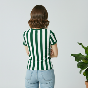 Venta de Fábrica: Camisetas de Mujer en Blanco y Verde, Lisas/Sólidas, 100 Gramos, 100% Algodón, Se Aceptan Todas las Personalizaciones - Product Image 6