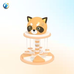 Carrusel Personalizable de Estilo Futurista con Múltiples Colores Vibrantes para Niños, Ideal para Centros Comerciales, Parques de Diversiones y Uso Doméstico, con Operación Segura - Product Image 4