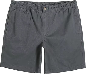 Men's Casual <b>Cargo</b> Knee Length Canvas Shorts Summer Mid Elastic Waist Breathable Anti-Wrinkle 100% Polyester Solid OEM Service - Product Image 4
