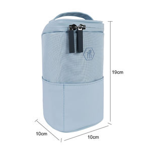 Sac de toilette professionnel en tissu Oxford à motifs, style décontracté, avec fermeture éclair et coutures à la machine, idéal pour la vente en gros - Product Image 5