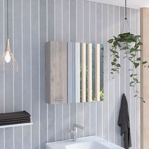 Miroir de bain à double porte Harbor Medicine avec quatre étagères intérieures - Product Image 1