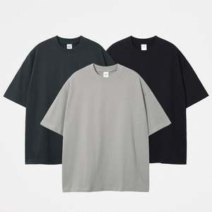 เสื้อยืดคอตตอน 100% ผลิตตามสั่ง ขายส่ง ผู้ผลิต OEM ผลิตจำนวนมาก ผู้จัดจำหน่ายเสื้อยืด GSM สูง - Product Image 1