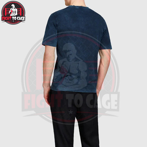 T-shirts décontractés à manches courtes pour hommes, couleur unie, col rond, design simple, effet délavé, tissu premium, tendance, OEM ODM - Product Image 3