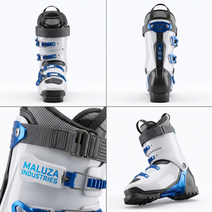 MALUZA INDUSTRIES Prix d'usine Chaussures de ski professionnelles légères pour hommes Semelle en caoutchouc antidérapante Bottes d'hiver isolées pour la neige - Product Image 5
