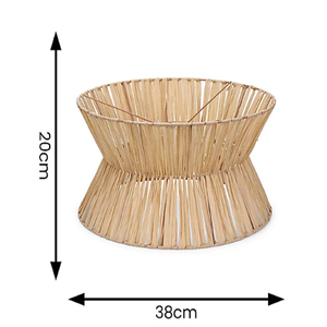Etihad Metal New Design Handmade Natural Paper <b>Rope</b> Easy Fit Ceiling <b>Light</b> Shade and Bulb - Product Image 1