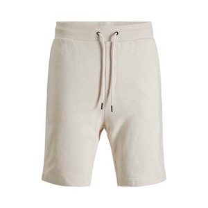 Shorts mi-longs tricotés décontractés pour hommes, taille élastique, couleur unie, grande taille, style sport d'été, inspirés de la mode européenne et américaine - Product Image 1