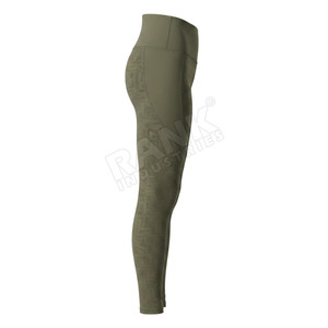 Leggings de yoga pour femmes à taille élastique avec maintien confortable pour la gym et les mouvements quotidiens, fabriqués au Pakistan - Product Image 5