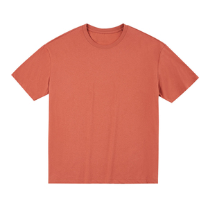 Clush Industries Men Regular Fit O-Neck <b>Collar</b> <b>T</b>-<b>Shirts</b> Short Sleeve Breathable Quick Dry 100% Cotton Maroon Casual Style - Product Image 4