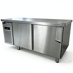 Réfrigérateur de Comptoir Professionnel en Acier Inoxydable à Température Simple/Double, Refroidissement par Air, Prix Direct Usine pour Restaurant - Product Image 1