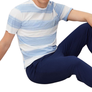 Men Satin <b>Pajamas</b> Factory Premium Soft Comfortable Lounge Wear Wholesale Supplier - Product Image 5