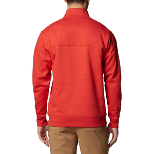 Sweat-shirt à col montant et quart de zip pour homme, coupe ample, design de logo personnalisé, demi-zip, vêtements de sport décontractés, vente en gros - Product Image 4